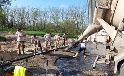 Bugyi szennyvíztisztító telep - ipari padló